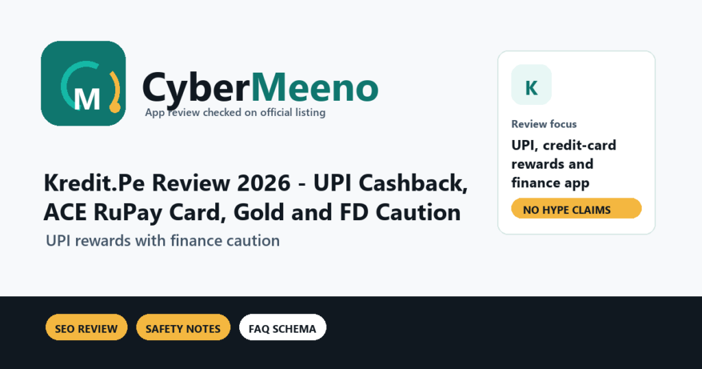 CyberMeeno featured image for Kredit.Pe review in 2026